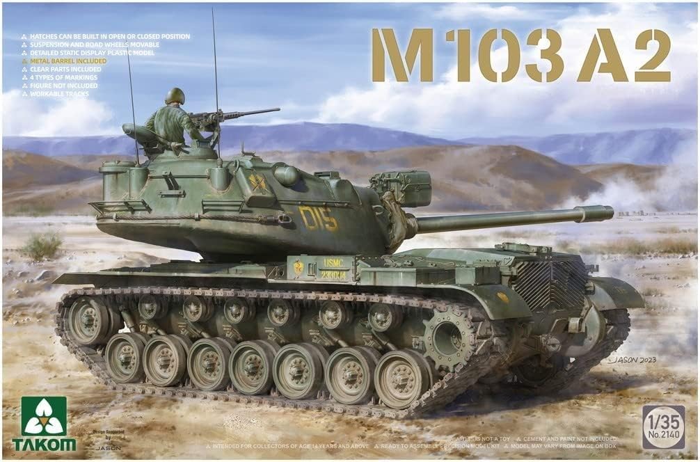 TAKOM 2140 U.S. amerikanischen M103 A2 Massstab 1:35 Modellbau