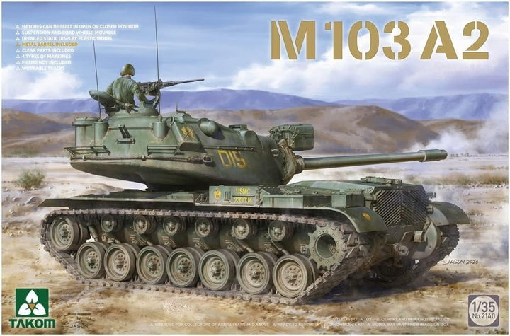 TAKOM 2140 U.S. amerikanischen M103 A2 Massstab 1:35 Modellbau