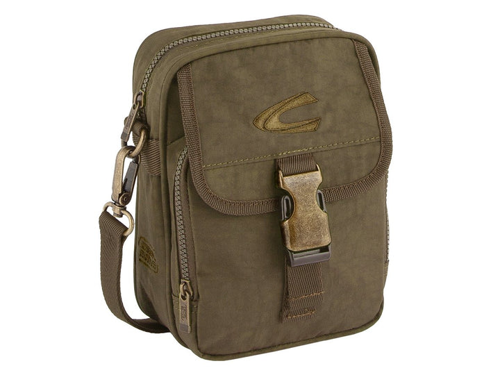 camel active bags Journey Herren Umhängetasche Crossbody Bag Klein 16 x 8 x 21,5 Khaki, 16 x 8 x 21,
