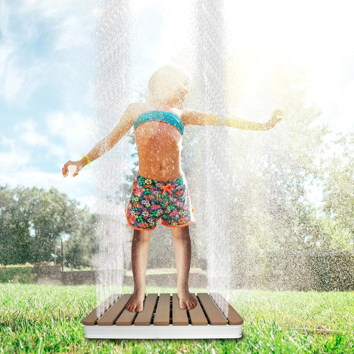 Outdoor Bodendusche Gartendusche Aussendusche rutschfeste Saunadusche Garten Pool Camping Dusche WPC