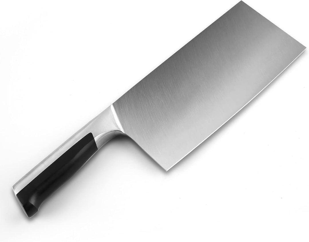 SHI BA ZI ZUO Chinesisches Gemüsemesser 7,5-Zoll-Cleaver Chopper Slicer-Messer mit ergonomischem Gri