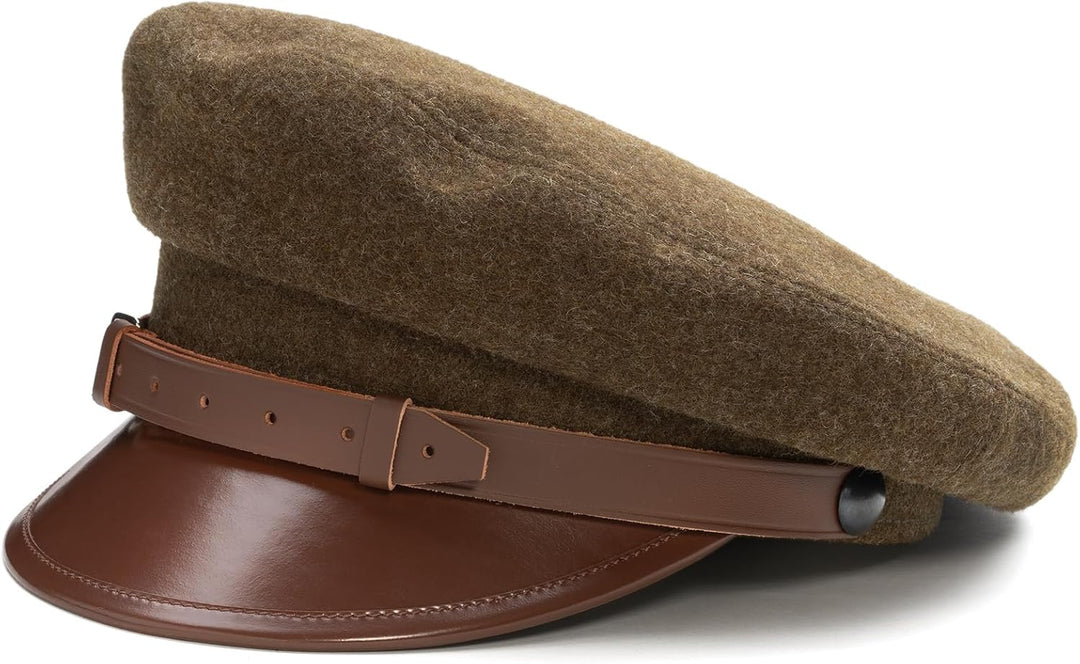 Sterkowski Maciejowka Model 1 Mütze | Wolle Schirmmütze für Herren und Frauen | Elegant Breton Mütze