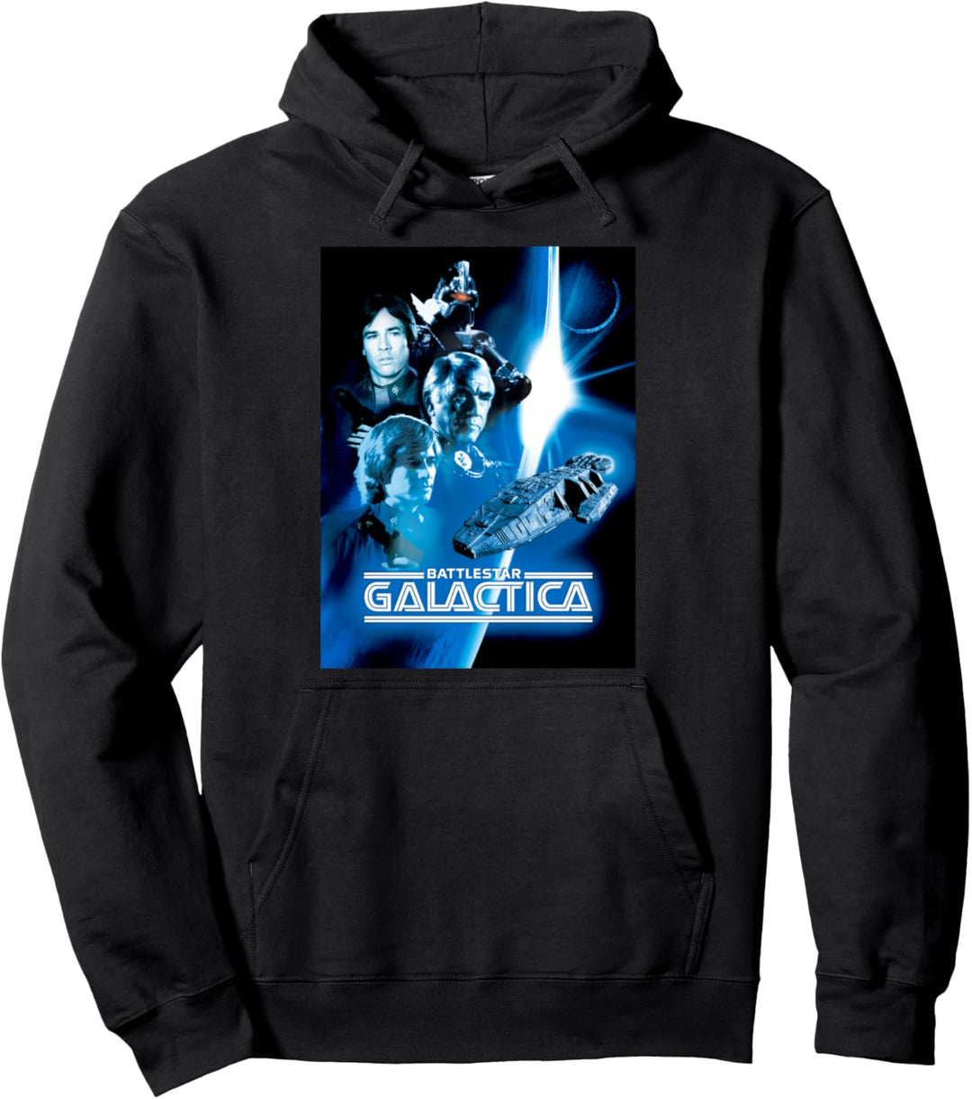 Battlestar Galactica Blue Hue Classic Poster Pullover Hoodie