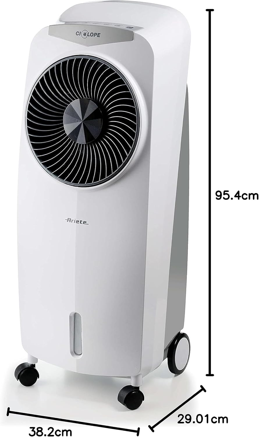 Ariete Zyklope, Kühler, 110 W, LED-Touchscreen-Display, 8 l, Weiss