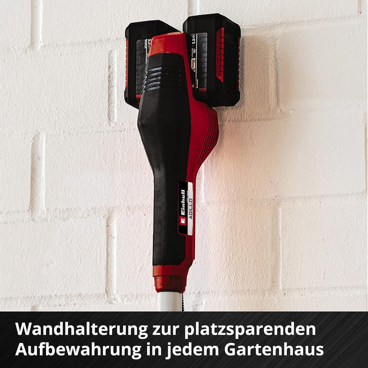 Einhell Akku-Sense AGILLO Power X-Change Rasentrimmer, 2 x 18 V, max. Drehzahl 6300 min-1, max. Schn