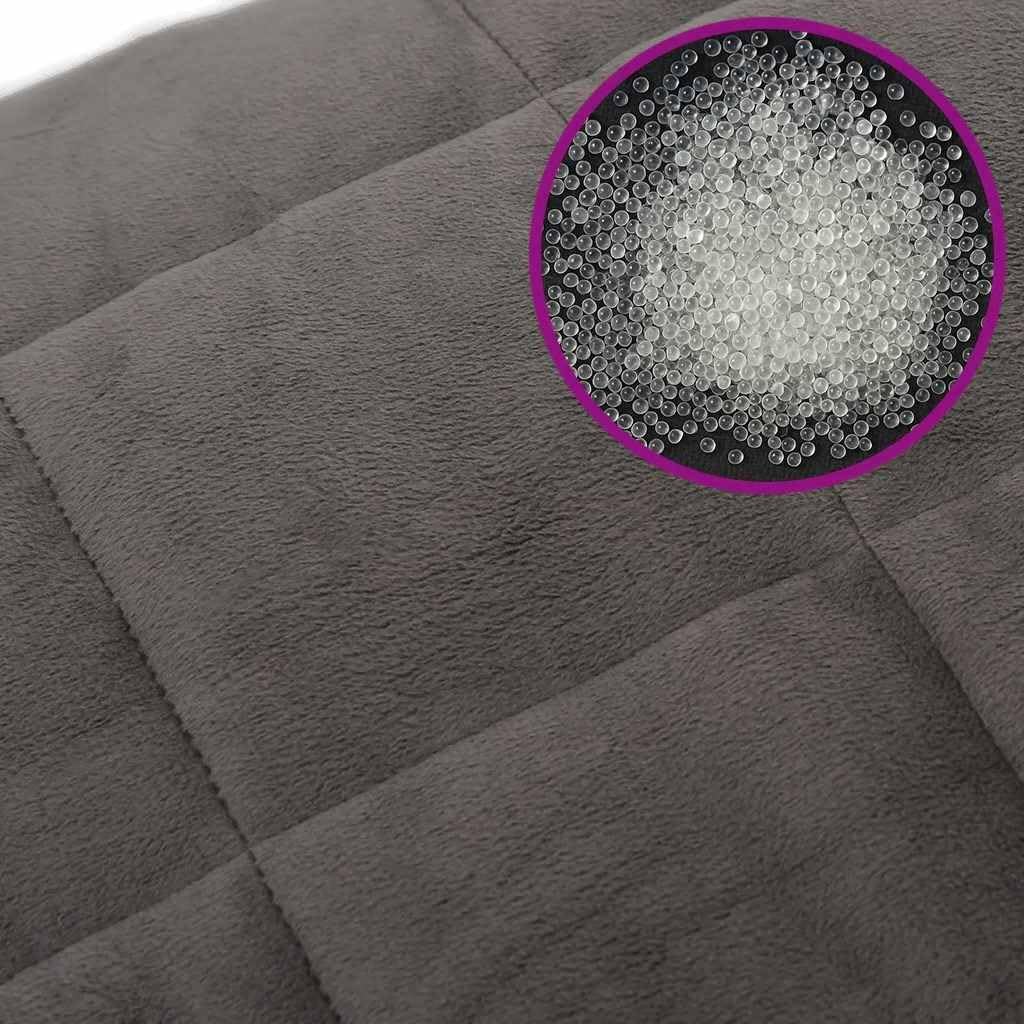 Revera Gewichtsdecke grau 155 x 220 cm 11 kg Stoff