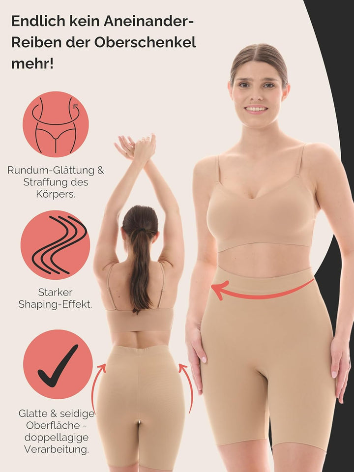 TONEST Shapewear Damen - Bauchweg Shaping-Miederhose - Mid Waist - extra stark-formend - Kompression