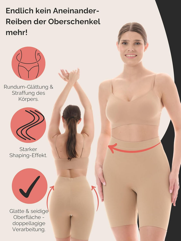 TONEST Shapewear Damen - Bauchweg Shaping-Miederhose - Mid Waist - extra stark-formend - Kompression