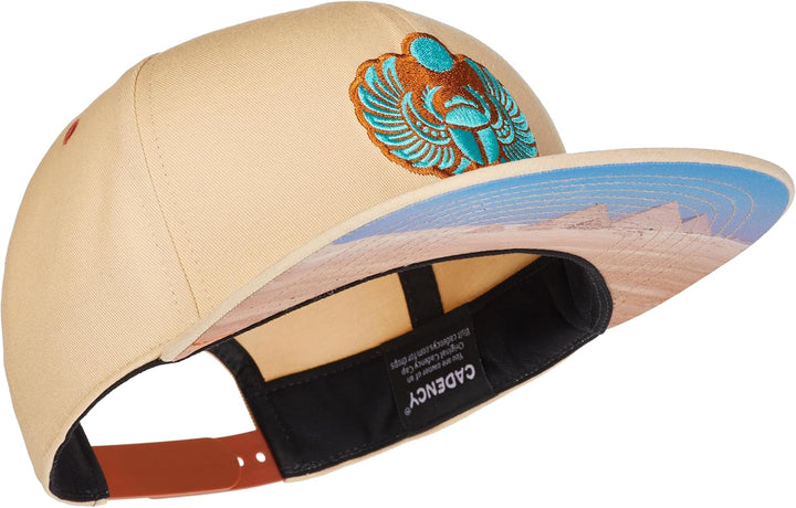 Cadency® Snapback Cap, Herren und Damen, Masken, Baseball Kappe, Basecap gerader Schirm, Grössenvers