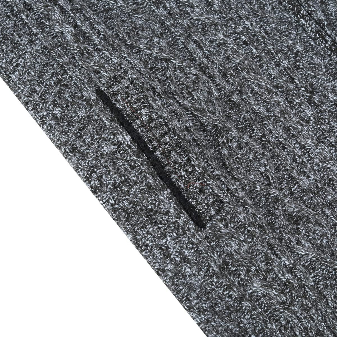 Sliktaa Herren Strickjacke Festival Cardigan Warm Trachtenjacke Mode Schlichter Pullover Langarm Swe