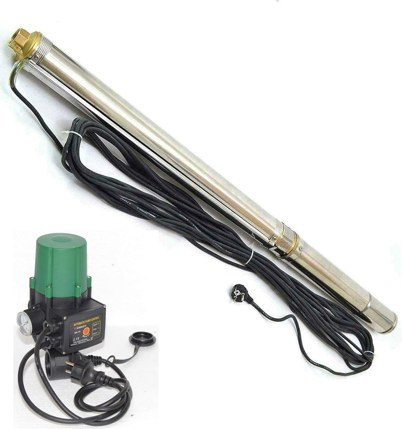 3" Tiefbrunnenpumpe 2700l/h 6,1bar Sandverträglich bis 5% Pumpensteuerung