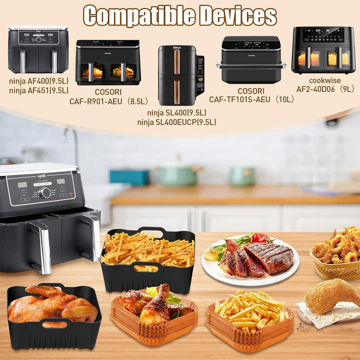 Cosori Heissluftfritteuse Zubehör & Russell Hobbs Heissluftfritteuse Zubehör – Kompatibel mit COSORI