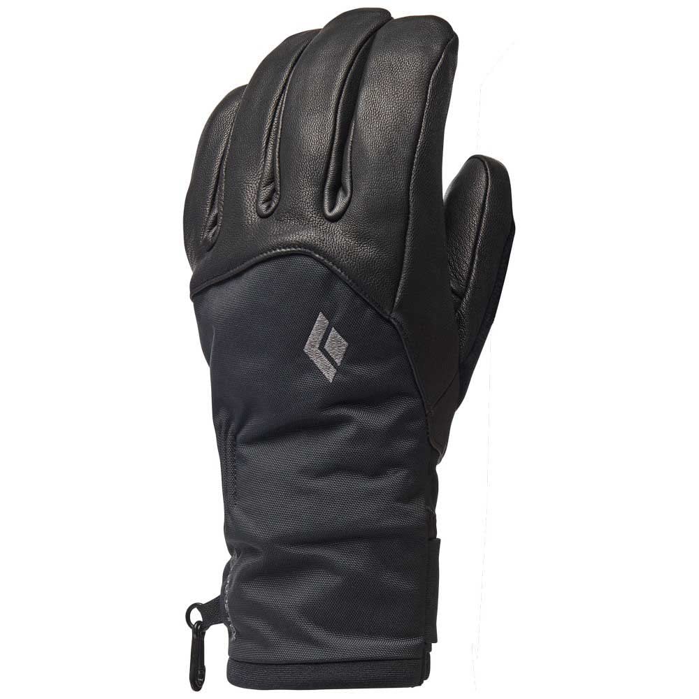 Black Diamond M Legend Glove Schwarz - Gore-Tex wasserdichte Herren Gore-Tex Leder Freeride Handschu