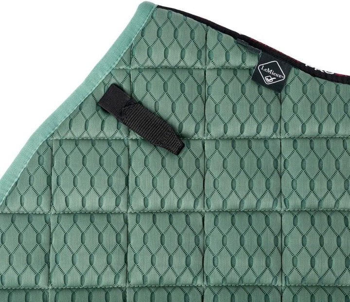 LeMieux Prosport Cotton Close Contact Square Schabracke L Sage Carbon Mesh Square, L Sage Carbon Mes