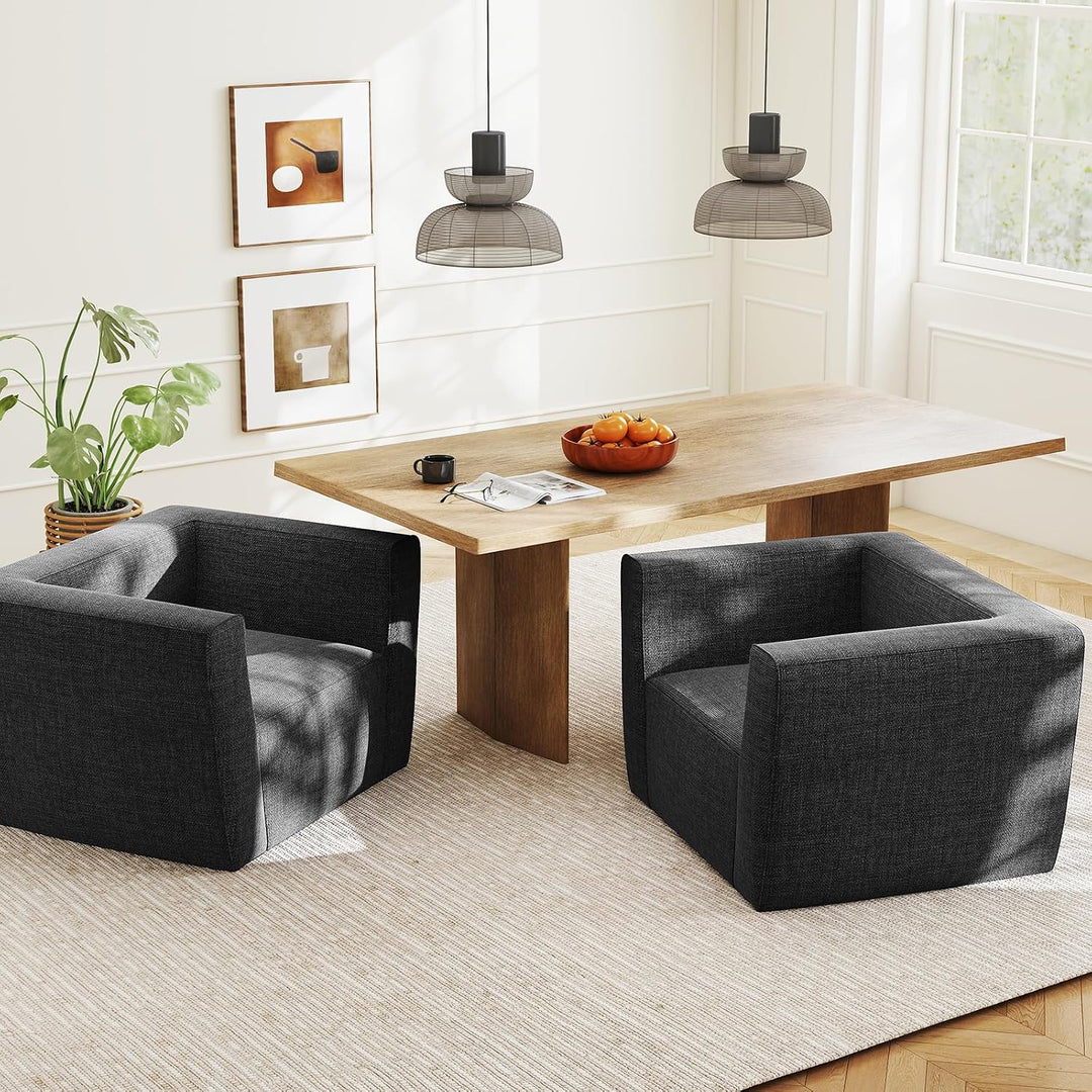 COSTWAY Aufblasbares Sofa, tragbares Luftsofa mit abnehmbarem Bezug, breite Armlehnen &amp; grosszügiger