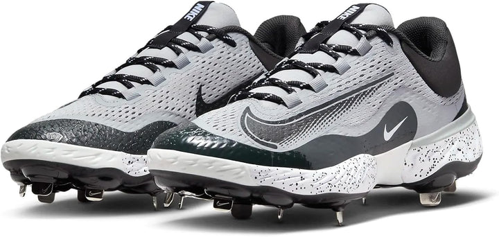 Nike Alpha Huarache Elite 4 Baseball-Stollen für Herren 40.5 EU Wolf Grey White Dark Smoke Grey, 40.