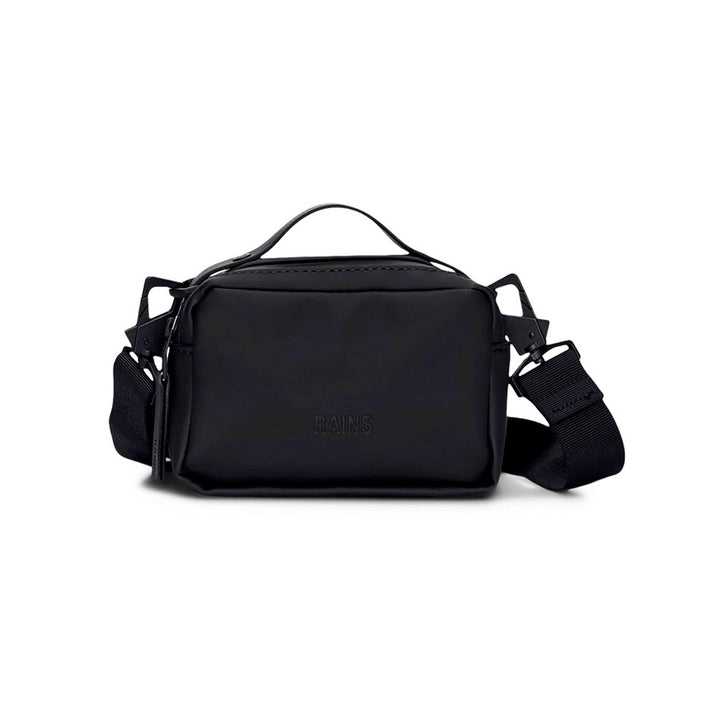 RAINS Unisex Waterproof Crossbody Bag, Sling Bag, Fanny Bag - Versatile Black Box Bag for Women & Me