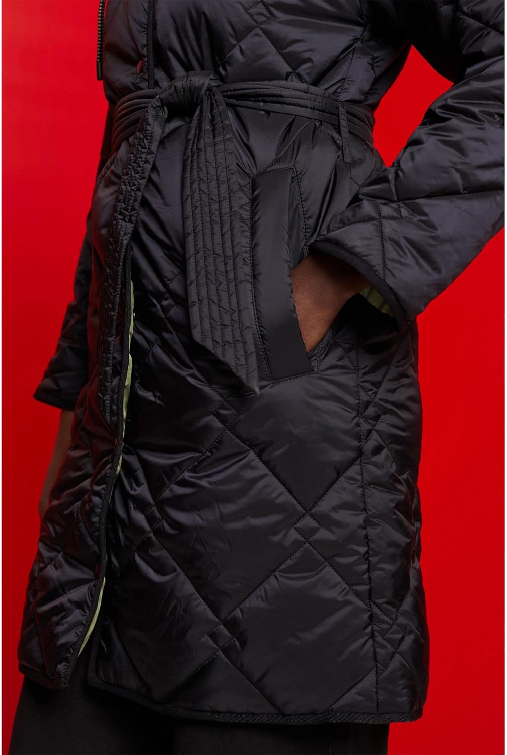 edc by Esprit Steppmantel mit Kapuze XL 001/BLACK, XL 001/BLACK
