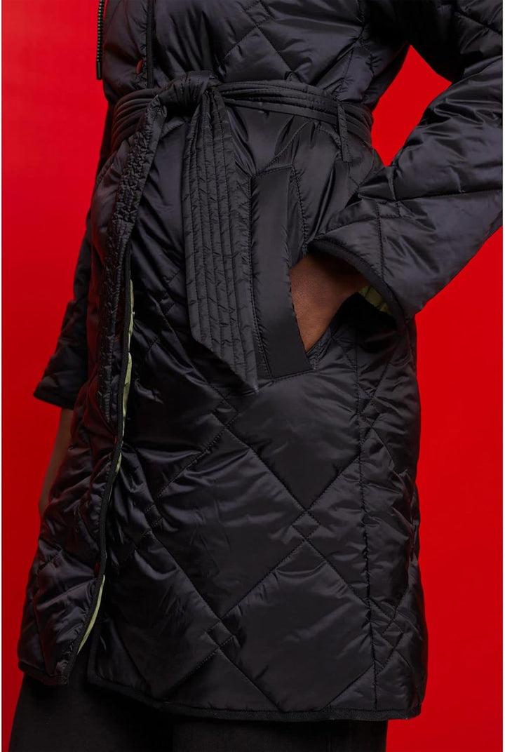 edc by Esprit Steppmantel mit Kapuze XL 001/BLACK, XL 001/BLACK