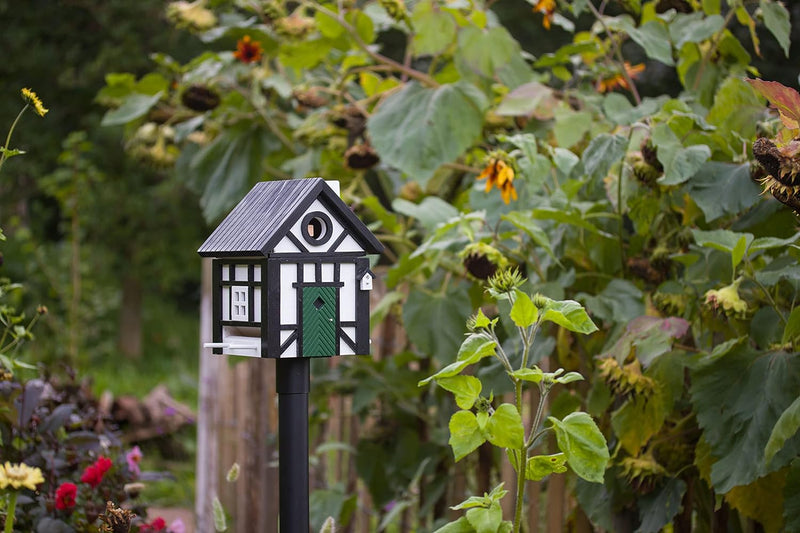 Wildlife Garden WG109 Multiholk Fachwerkhaus - Der Kombinierte Vogelfutterhaus und Nistkasten/Vogelh