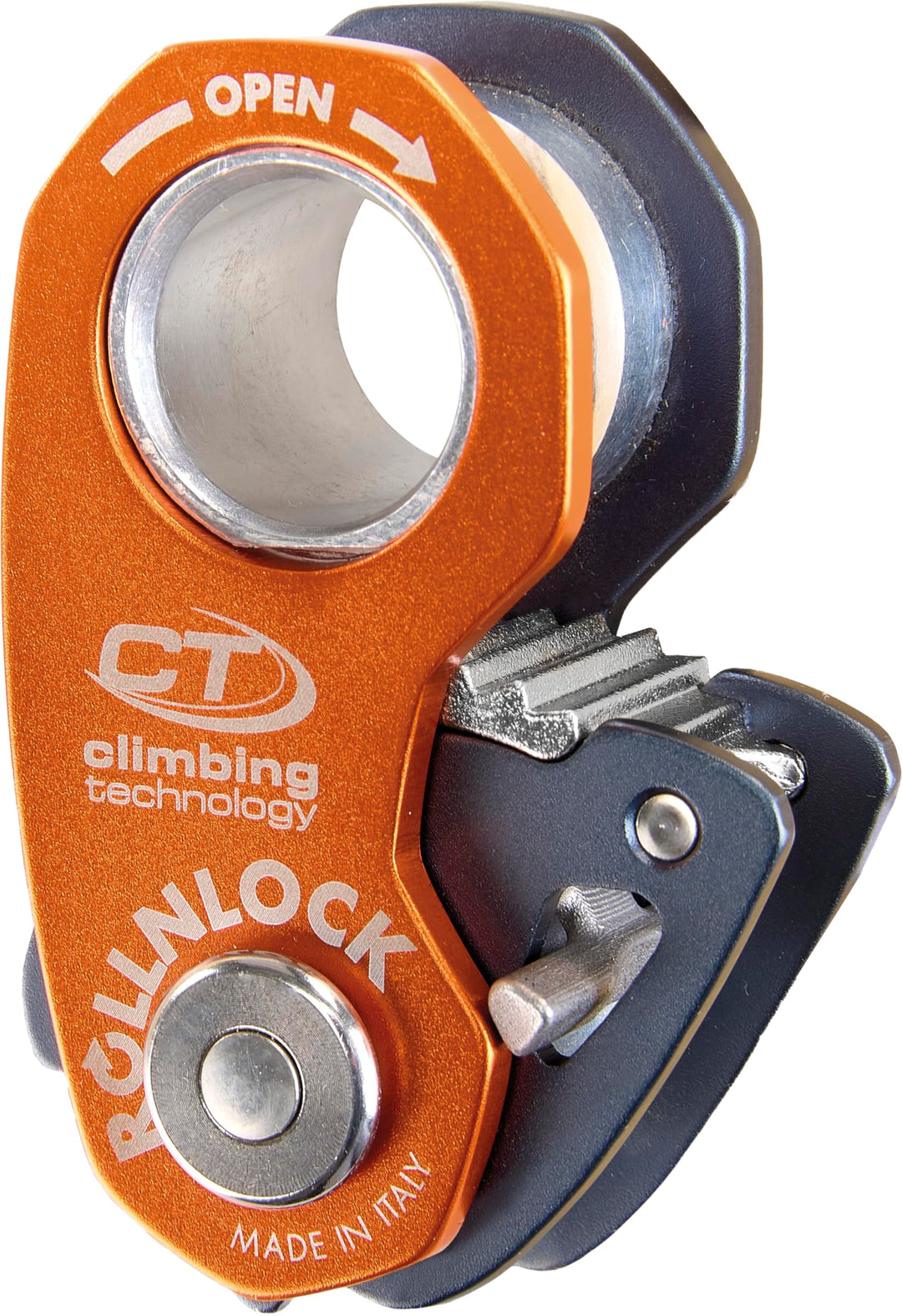 Climbing Technology Unisex – Erwachsene Rollnlock, Anthrazit/Orange sperren, Einheitsgrösse