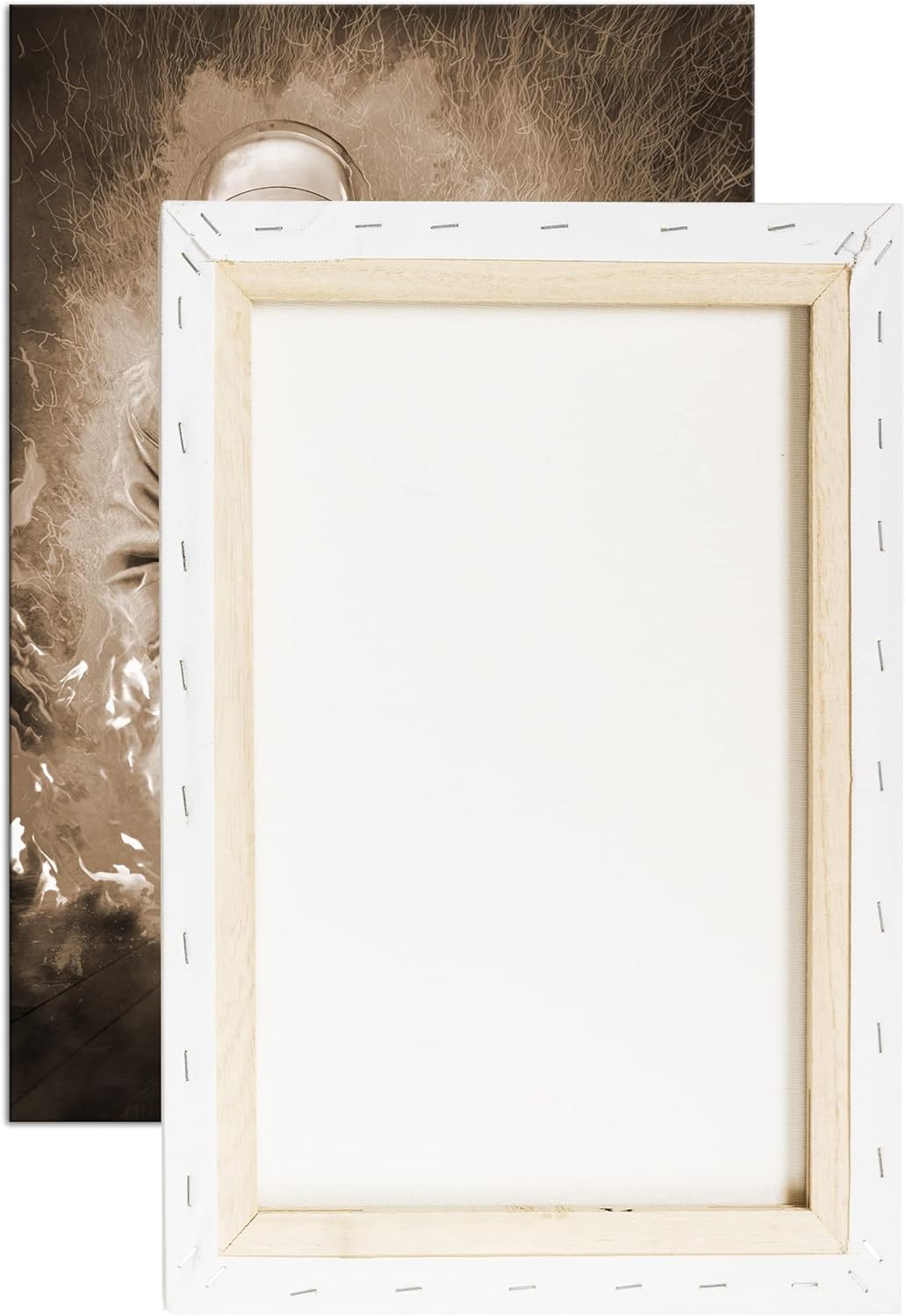 deyoli Feuerwehrmann im Einsatz Format: 80x60 Effekt: Sepia als Leinwandbild, Motiv fertig gerahmt a