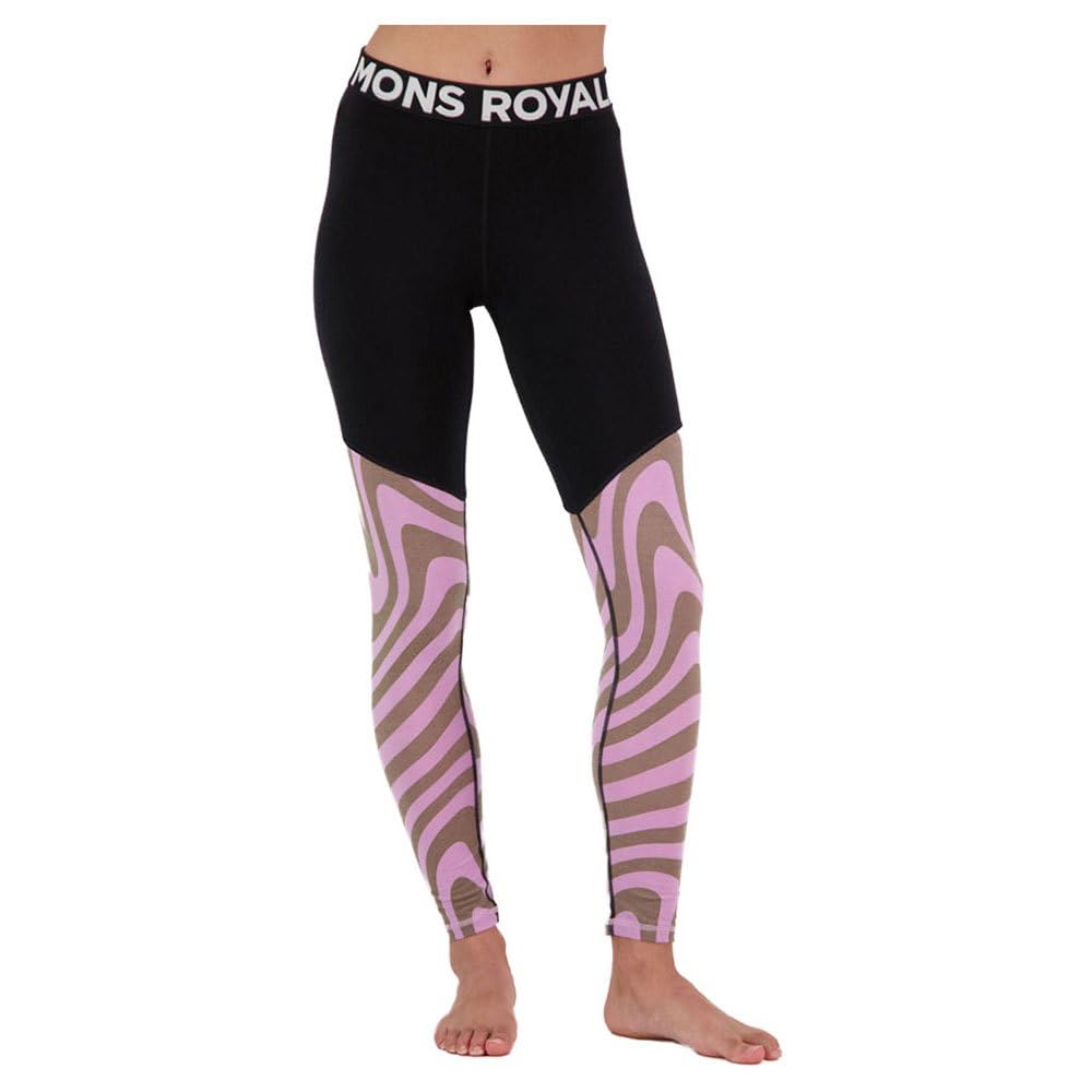 Mons Royale W Cascade Legging Print S Blazing Trails, S Blazing Trails