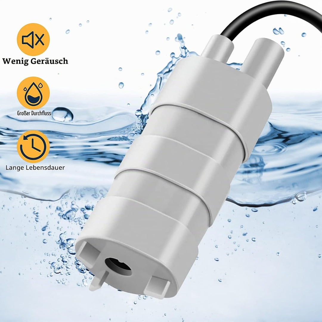 Tauchpumpe 12V, Wasserpumpe, Kraftstoffpumpe, Transferpumpe, für Wohnmobil, Teich, Aquarium, Brunnen