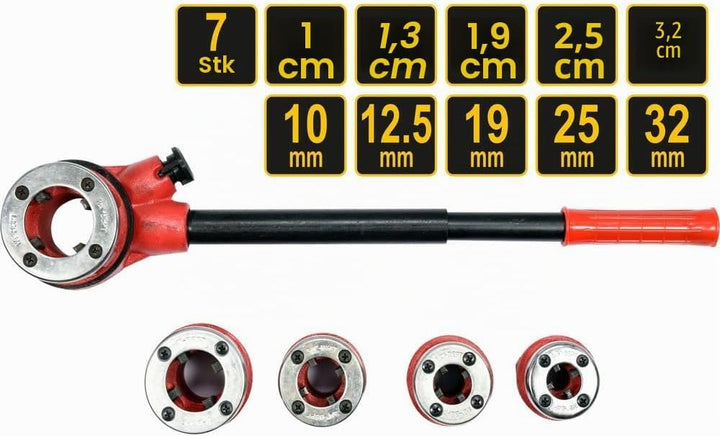 VOREL RATCHET DIE STOCKS 381.14 5 HEADS