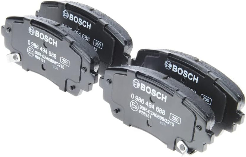 Bosch BP1683 Bremsbeläge - Vorderachse - ECE-R90 Zertifizierung - vier Bremsbeläge pro Set