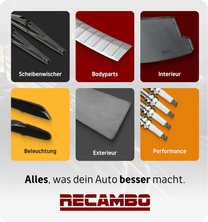 Recambo Kofferraumwanne passend für Ford Fiesta VI | 2008-2017 | Typ JA8 | passgenau mit Rand Schwar