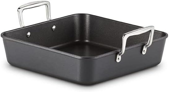 Le Creuset Aluminium-Antihaft quadratische Bratreine, 26 cm, 52106260010101, 26 cm