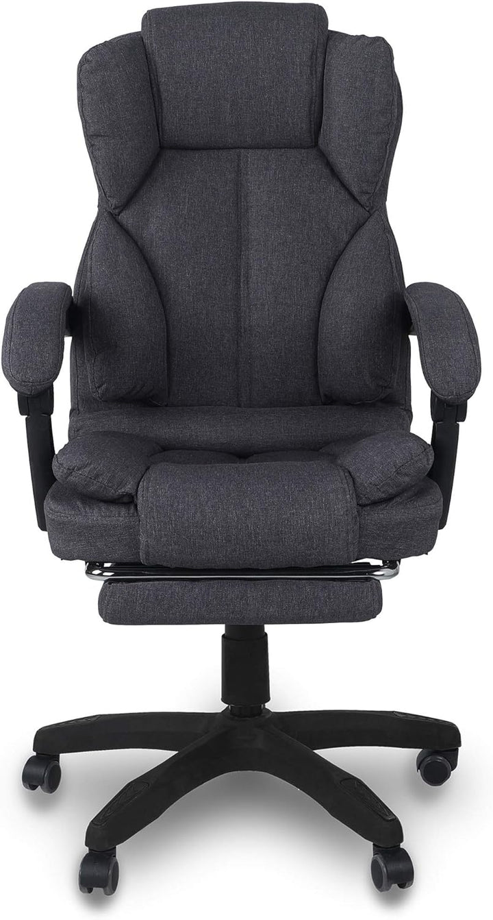 Trisens Bürostuhl, ergonomischer Schreibtischstuhl Stoff Chefsessel mit gepolsterten Armlehnen und K