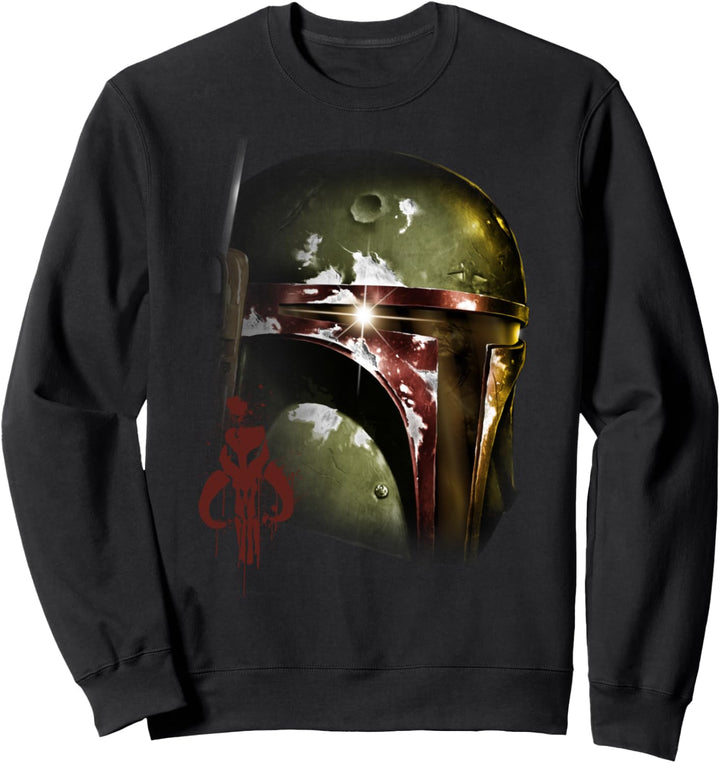 Star Wars Boba Fett Mandalorian Helmet C1 Sweatshirt