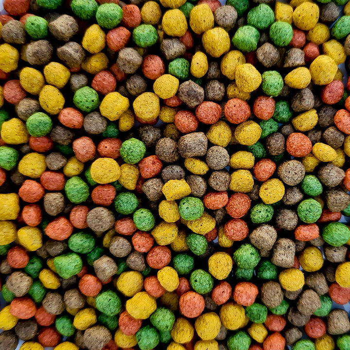 Multi-Mix Koifutter 6mm - Der 4 Sorten Futtermix für Koi und Teichfische für ausgewogene Fisch-Ernäh