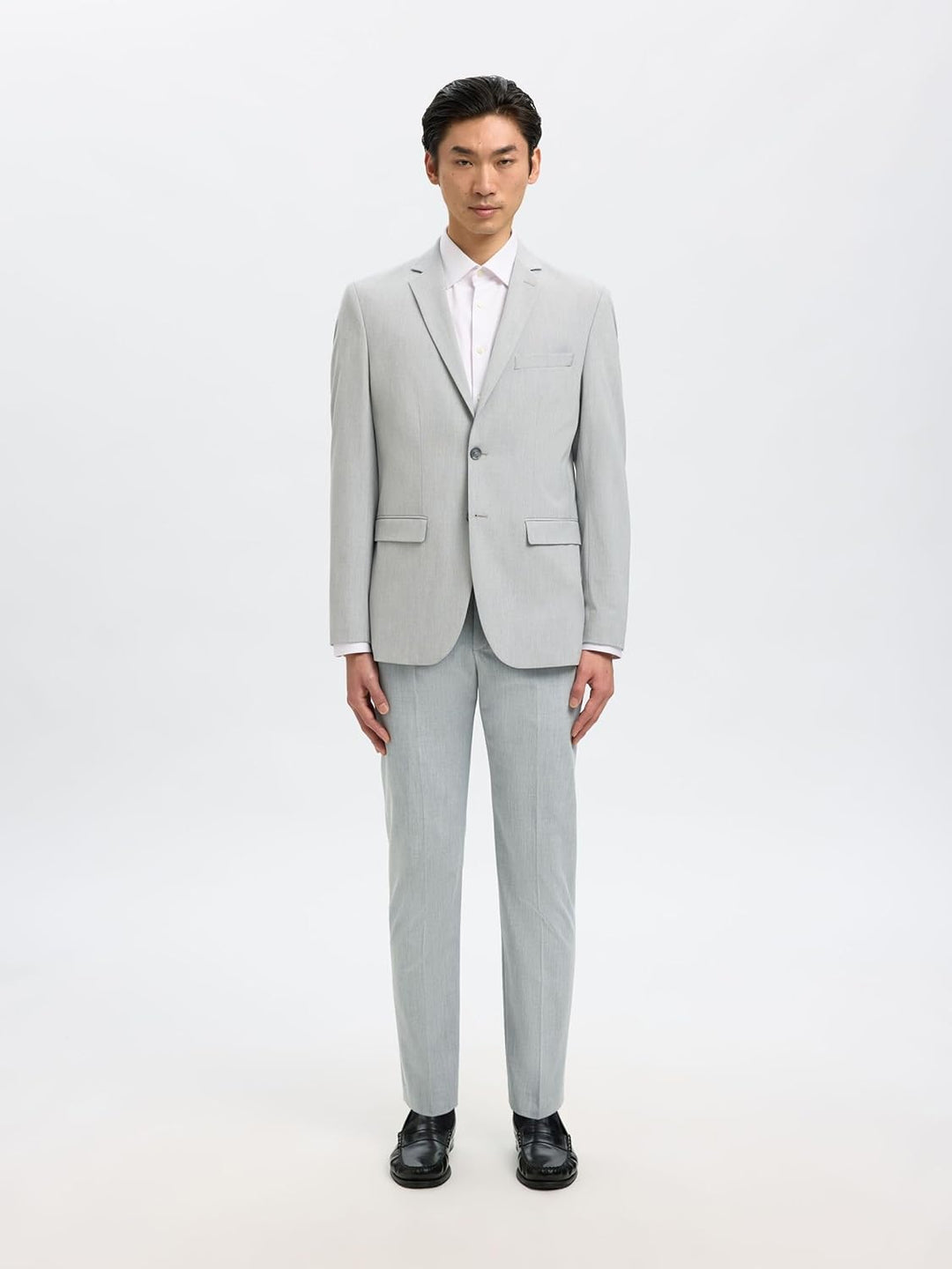 Selected Homme Male Hose 175 Slim fit, Light Grey Melange