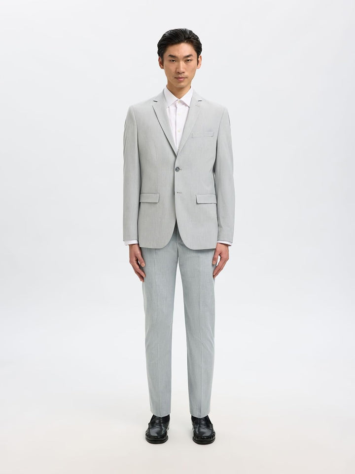 Selected Homme Male Hose 175 Slim fit, Light Grey Melange