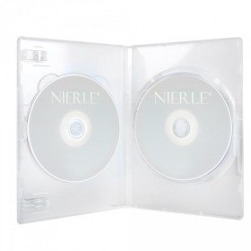 Amaray DVD Doppelhüllen Slim, 7mm, transparent, 100er Pack