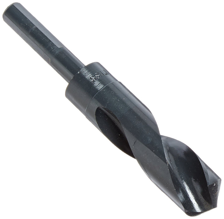 Drill America 27/32 Zoll Hochgeschwindigkeitsstahlbohrer mit reduziertem Schaft mit 1,9 cm Schaft, D
