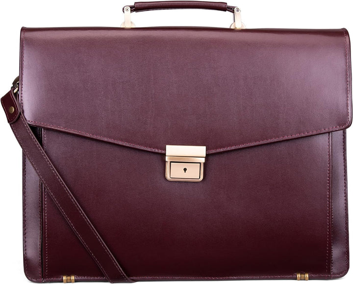 TASSIA Aktentasche Mit Herausnehmbarer Laptophülle, Attachékoffer, Laptoptasche Herren, Businesstasc