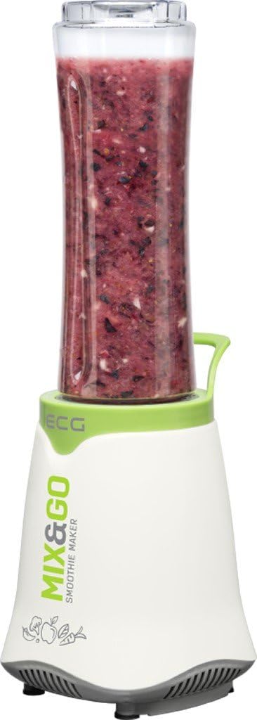 ECG SM 3510 Mix&Go Smoothie mixer, 350, Kunststoff, Weiss-Grün