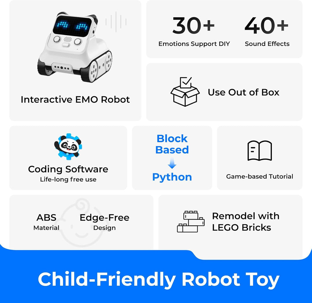 Makeblock Codey Rocky Programmierbarer Roboter, für Kinder, Codierungsroboter, kompatibel mit Scratc