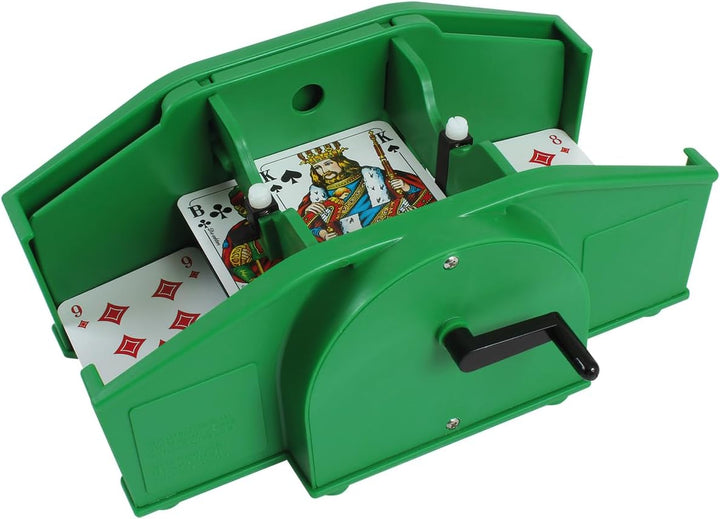 ASS Altenburger 22574033 - Kartenmischer Vario mit Handkurbel, für unterschiedliche Kartenformate ge