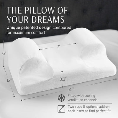 YourFacePillow - Memory Foam Beauty Pillow for Anti Wrinkle, Anti Aging, Acne Treatment, Wrinkle Pre