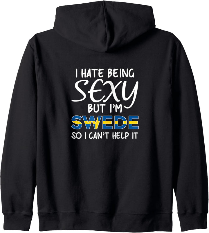 Sexy Schwede sein - Lustiges Schweden Kapuzenjacke