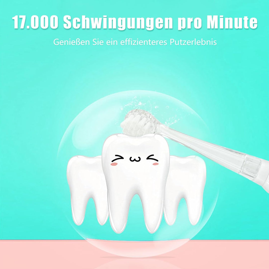 Seago SG-513 Elektrische Zahnbürste Kinder Baby Kinderzahnbürste Elektrisch ab 0-3 Jahre mit LED Lic
