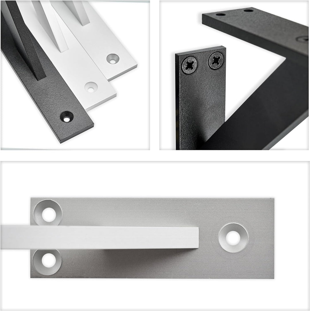 Alusfera Regalhalterung - Dekorative Regalwinkel - Regalhalter 120 mm - Wandregal Halterung - Langle