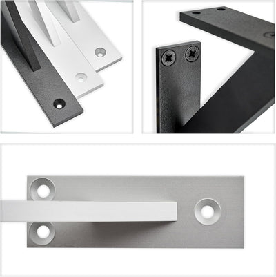 Alusfera Regalhalterung - Dekorative Regalwinkel - Regalhalter 240 mm - Wandregal Halterung - Langle