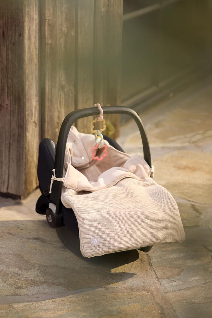 Jollein Spielringe Baby – Flowers – Silikon &amp; Nylon – BPA-Frei – Beissring Baby – Greifring &amp; Zahnun