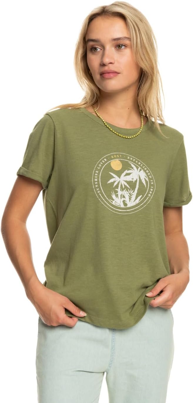 Roxy Damen Ocean After Bluse (1er Pack) S Loden Green, S Loden Green